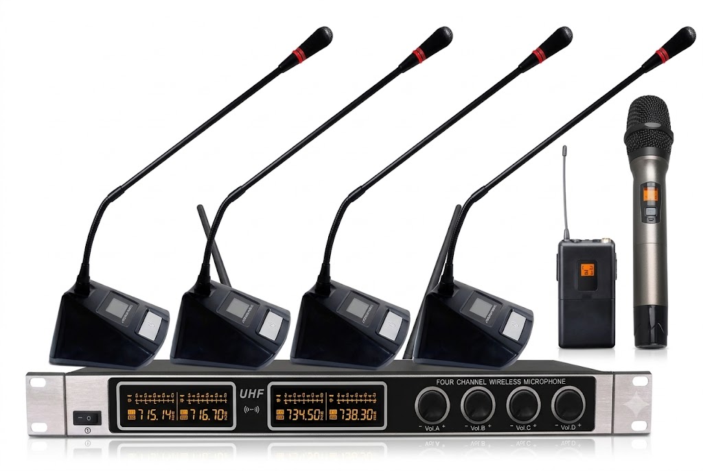 Micro không dây KC-1104WF sở hữu khả năng thu sóng nhạy bén với độ nhạy lớn hơn 2 mV
